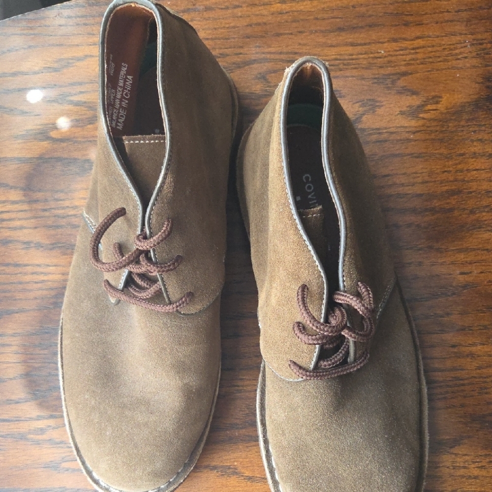 Covington Brown Chukka Boots Suede Ankle-High
